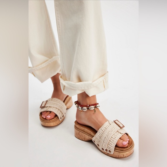 Kelsi Dagger Shoes - FREE PEOPLE/KELSI DAGGER Paulie Cork Flatform Sandals